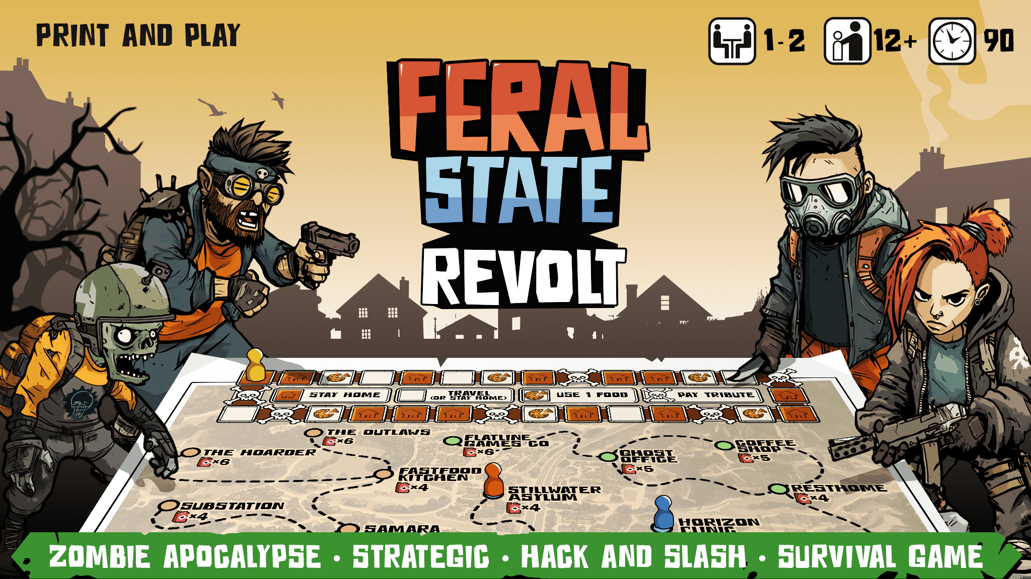 Coperta Feral State: Revolt
