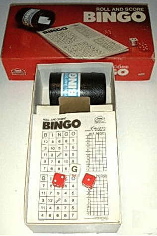 Roll and Score Bingo box art