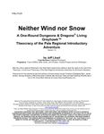RPG Item: PAL7I-03: Neither Wind nor Snow
