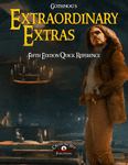 RPG Item: Extraordinary Extras: Fifth Edition Quick Reference Sheet