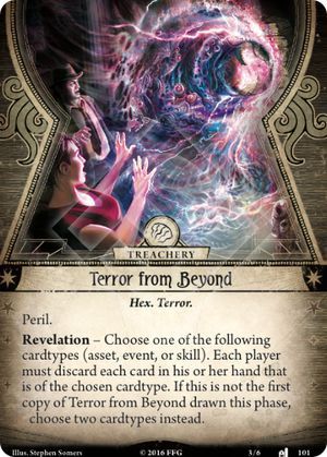The Pale Mask Beckons, Adding random basic weakness to scenario, FAQ  clarification | BoardGameGeek