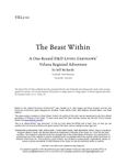 RPG Item: VEL5-01: The Beast Within