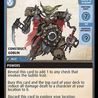 Pathfinder Adventure Card Game: "Goblin Golem of Obsidian" Promo Card