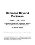 RPG Item: CoEE30: Shadow's Path, Part 1: Darkness Beyond Darkness