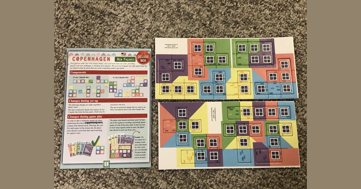 Copenhagen New Facades Board Game BoardGameGeek