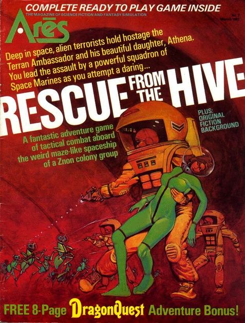 Rescue From the Hive SPI Box Version 1981 Unpunched 