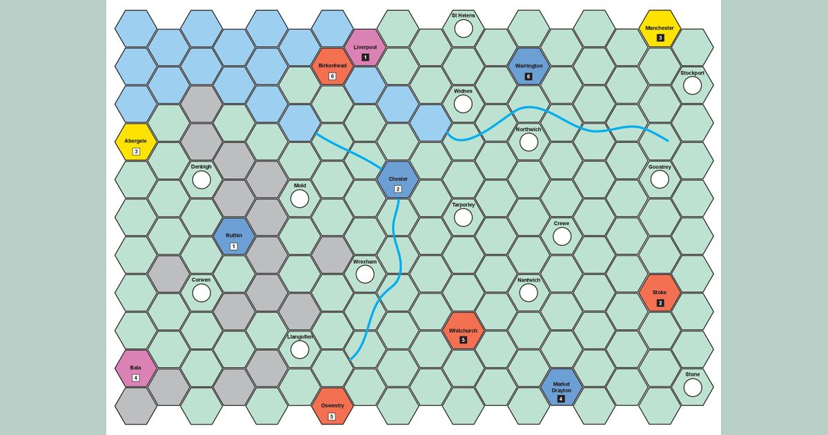 Cheshire (fan expansion for Age of Steam) Board Game BoardGameGeek