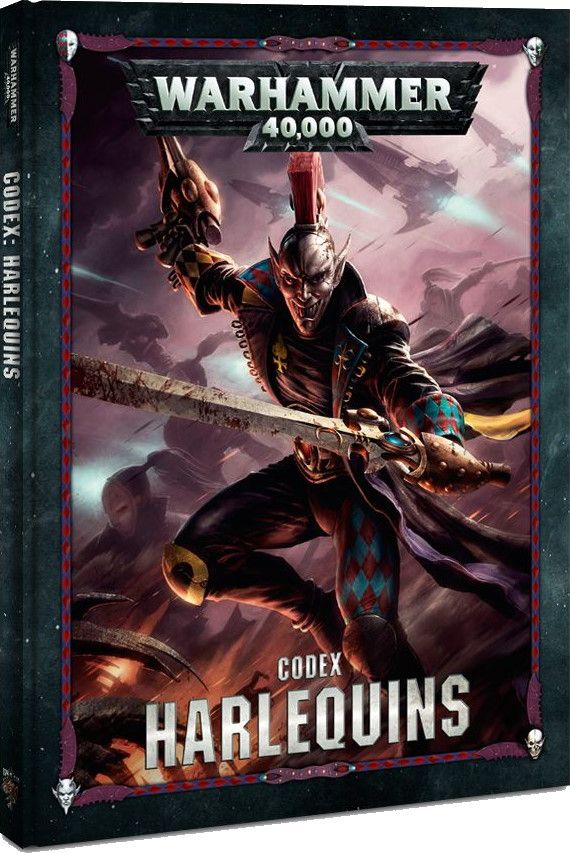 Coperta Warhammer 40,000 (Eighth Edition): Codex – Harlequins