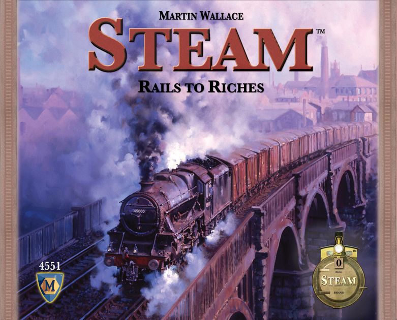 The Great Game Of Britain STEAM TRAINS Deluxe TIN Edition Retro Board Game 
