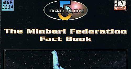 The Minbari Federation Fact Book | RPG Item | RPGGeek