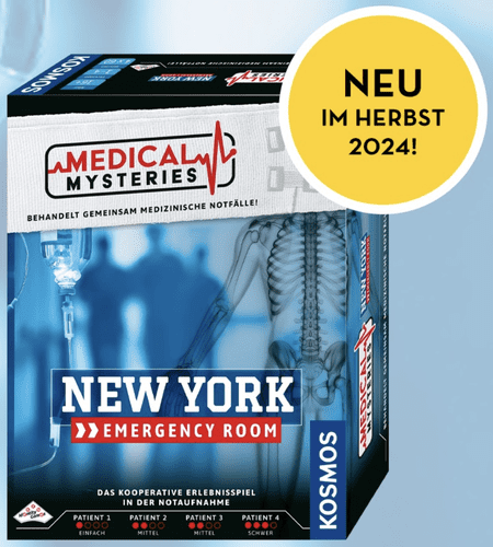 Board Game: Medical Mysteries: NYC Emergency Room