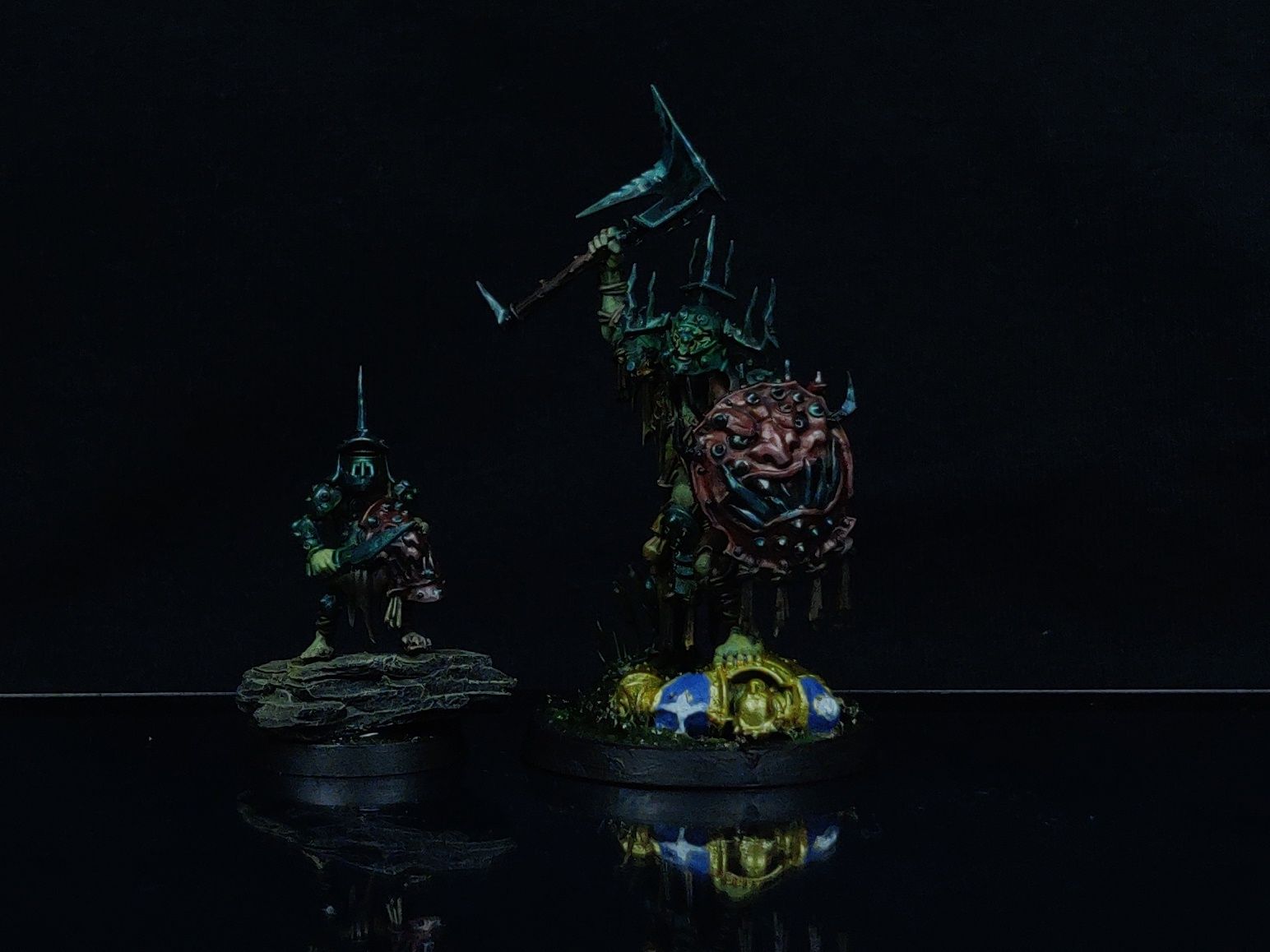 Figurine Warhammer Age Of Sigmar - Killaboss Avec Stab-Grot (Kruleboyz) - Games Workshop Neuf