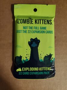 Zombie Kittens: Not the Full Game. Just the 22 Expansion Cards, Board Game