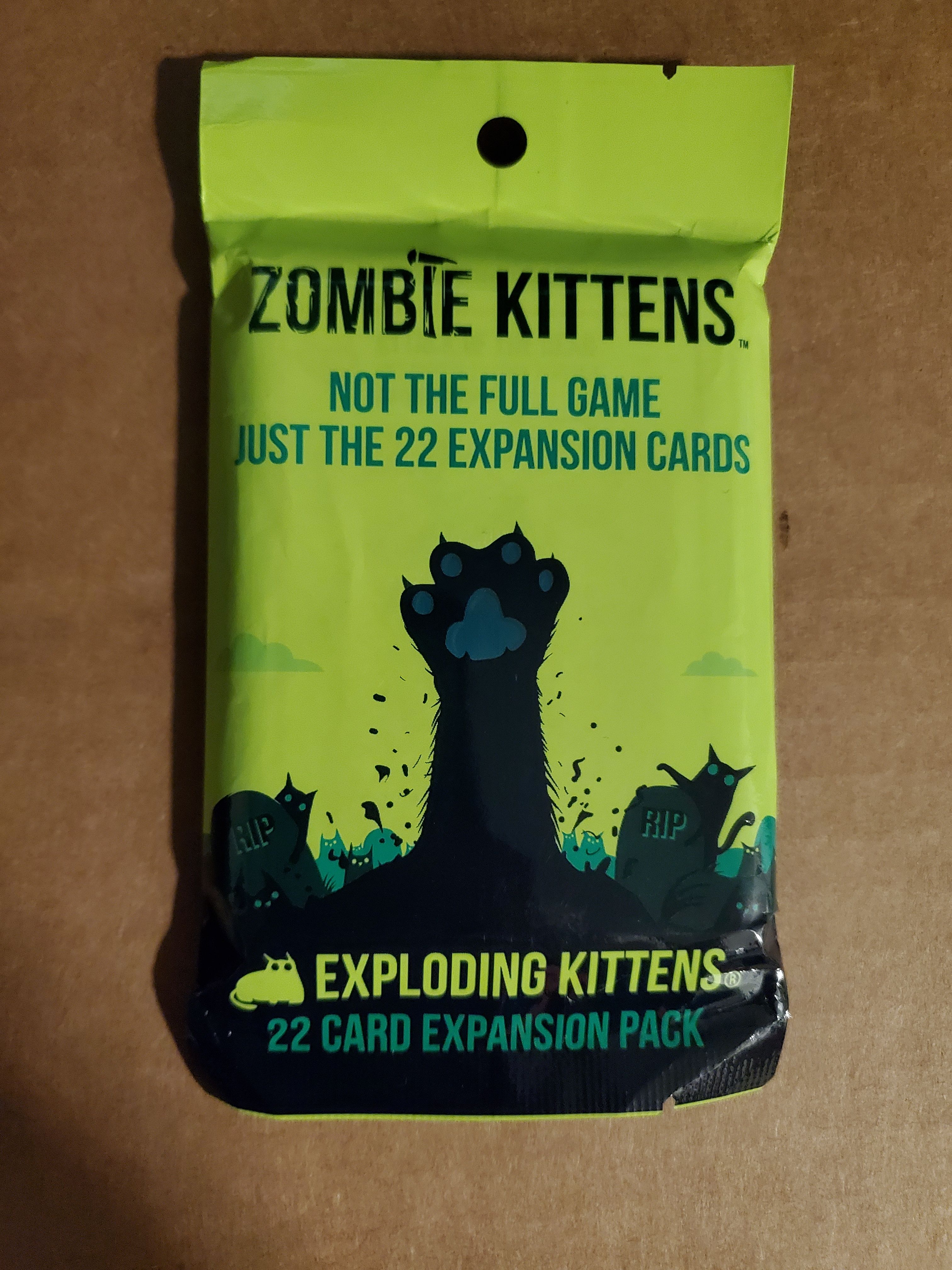 Zombie Kittens: Not the Full Game. Just the 22 Expansion Cards image