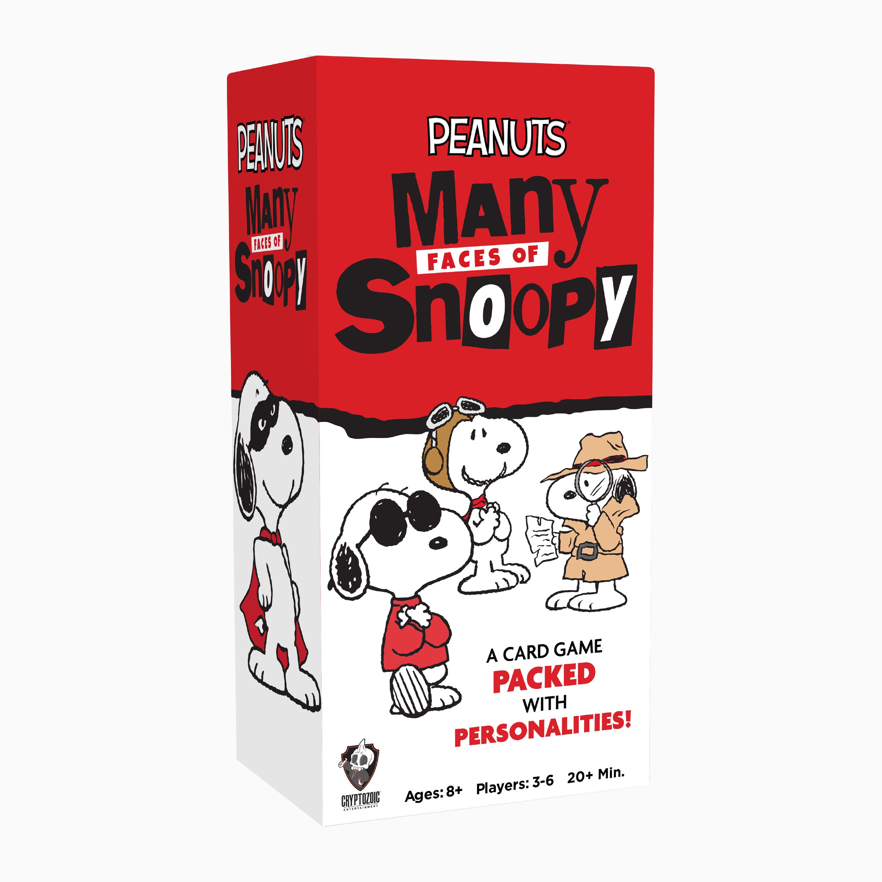 Cover art for Many Faces of Snoopy