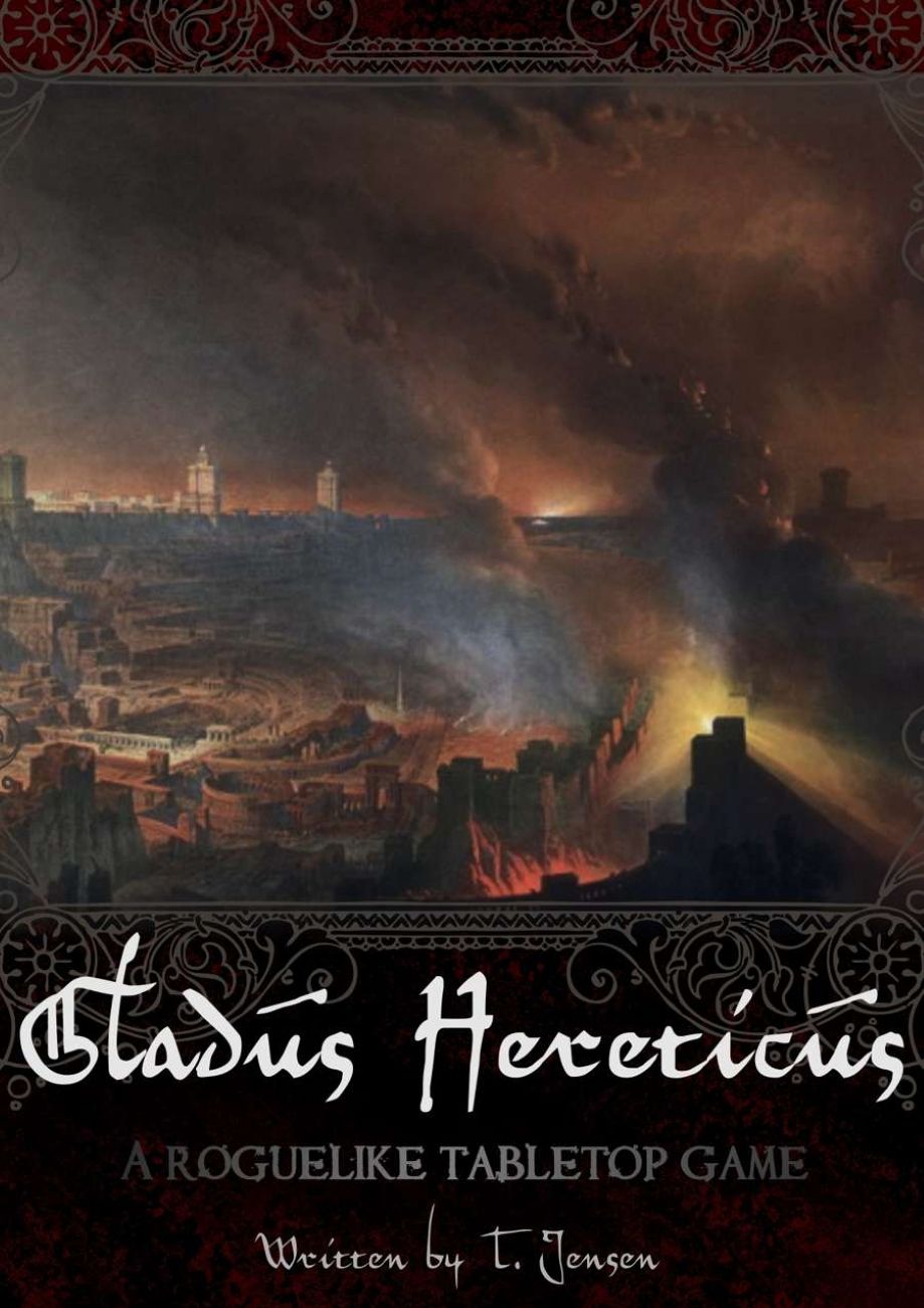 Cover art for Gladus Hereticus: a roguelike tabletop game