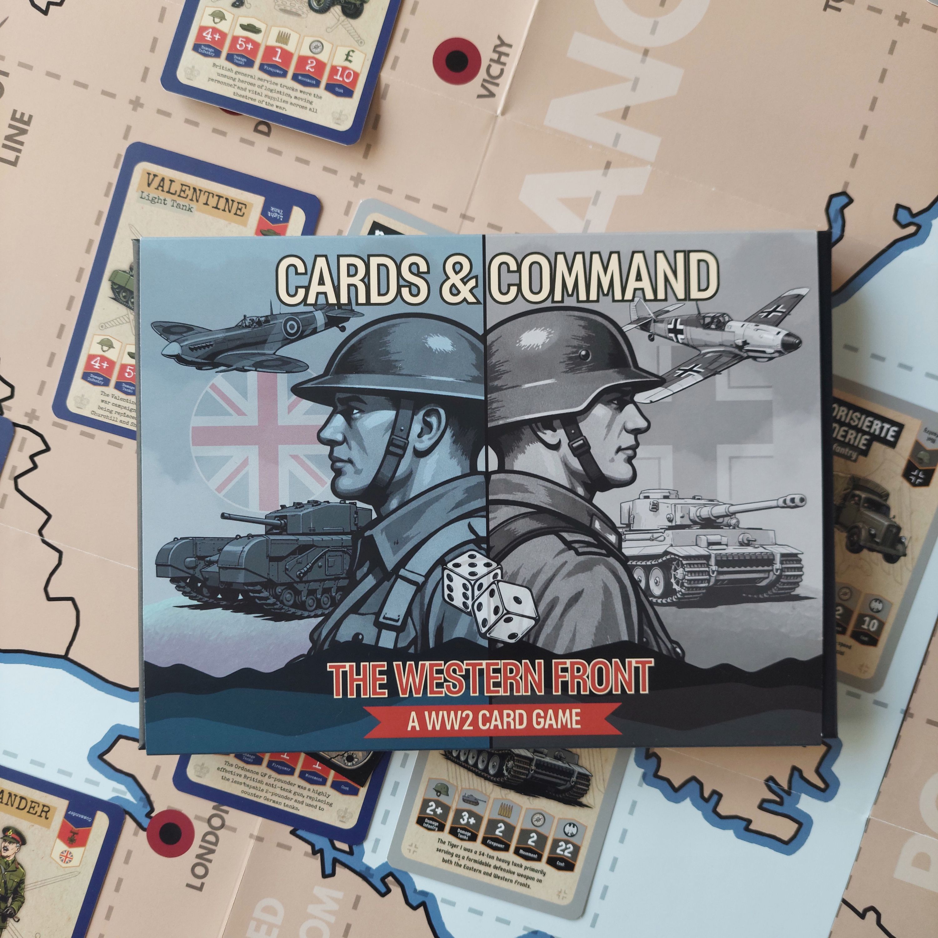 Cover art for Cards and Command: The Western Front – United Kingdom vs. Germany