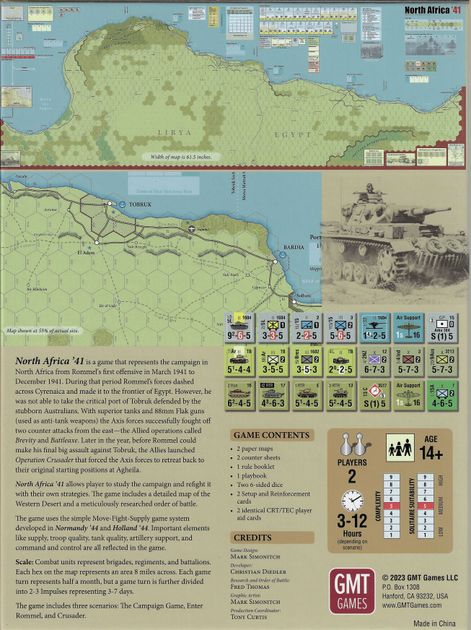 North Africa '41 Mounted Maps main image 1