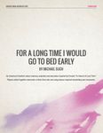 RPG: For a Long Time I Would Go to Bed Early