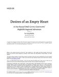 RPG Item: HIG5-06: Desires of an Empty Heart