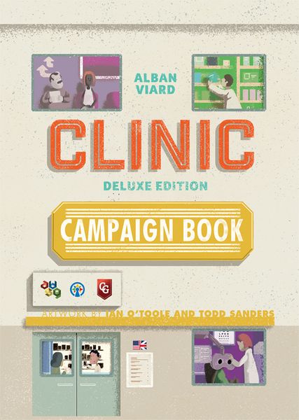 Caixa do jogo Clinix: Deluxe - Campaign Book