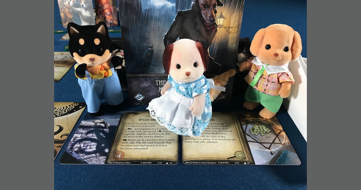 Hissterical Cattitude with Barkham Horror The Card Game Gameward