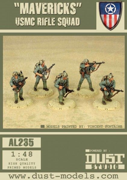 Dust Tactics: USMC Rifle Squad – "Mavericks"