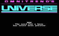 Video Game: Universe (1983)