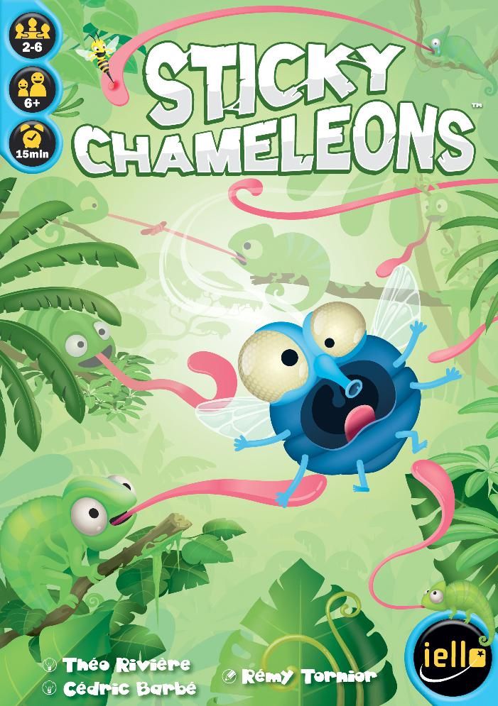Sticky Chameleons front face