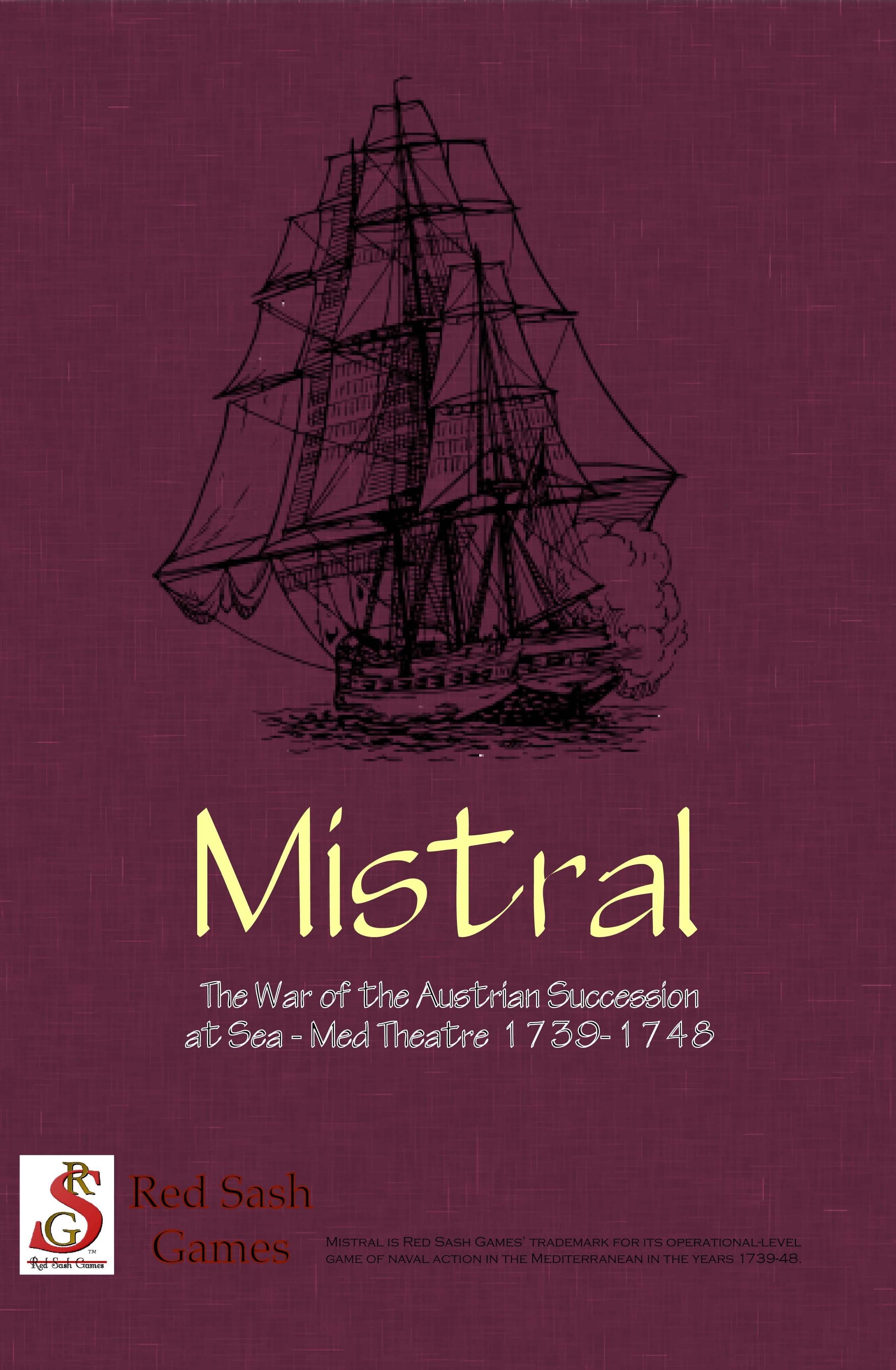Mistral: The War of the Austrian Succession at Sea-Med Theatre 1739-1748 cover art