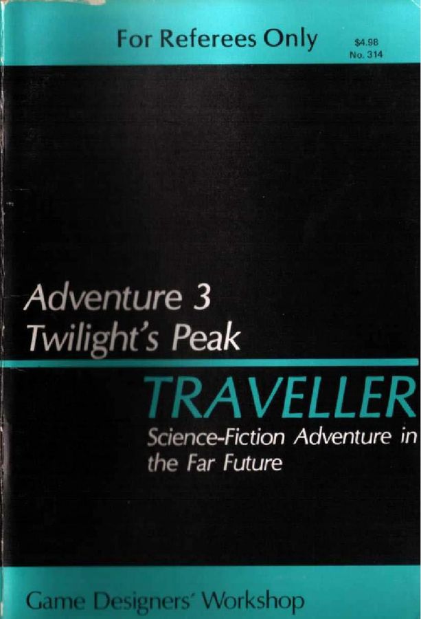 Image - Traveller Adventure 3: Twilight's Peak, cover