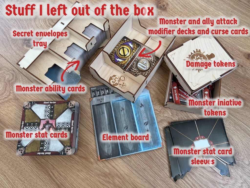 Combined Laserox & custom foamcore insert when using helper app |  BoardGameGeek