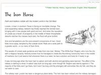 RPG Item: Tales of Entropy: The Iron Horse