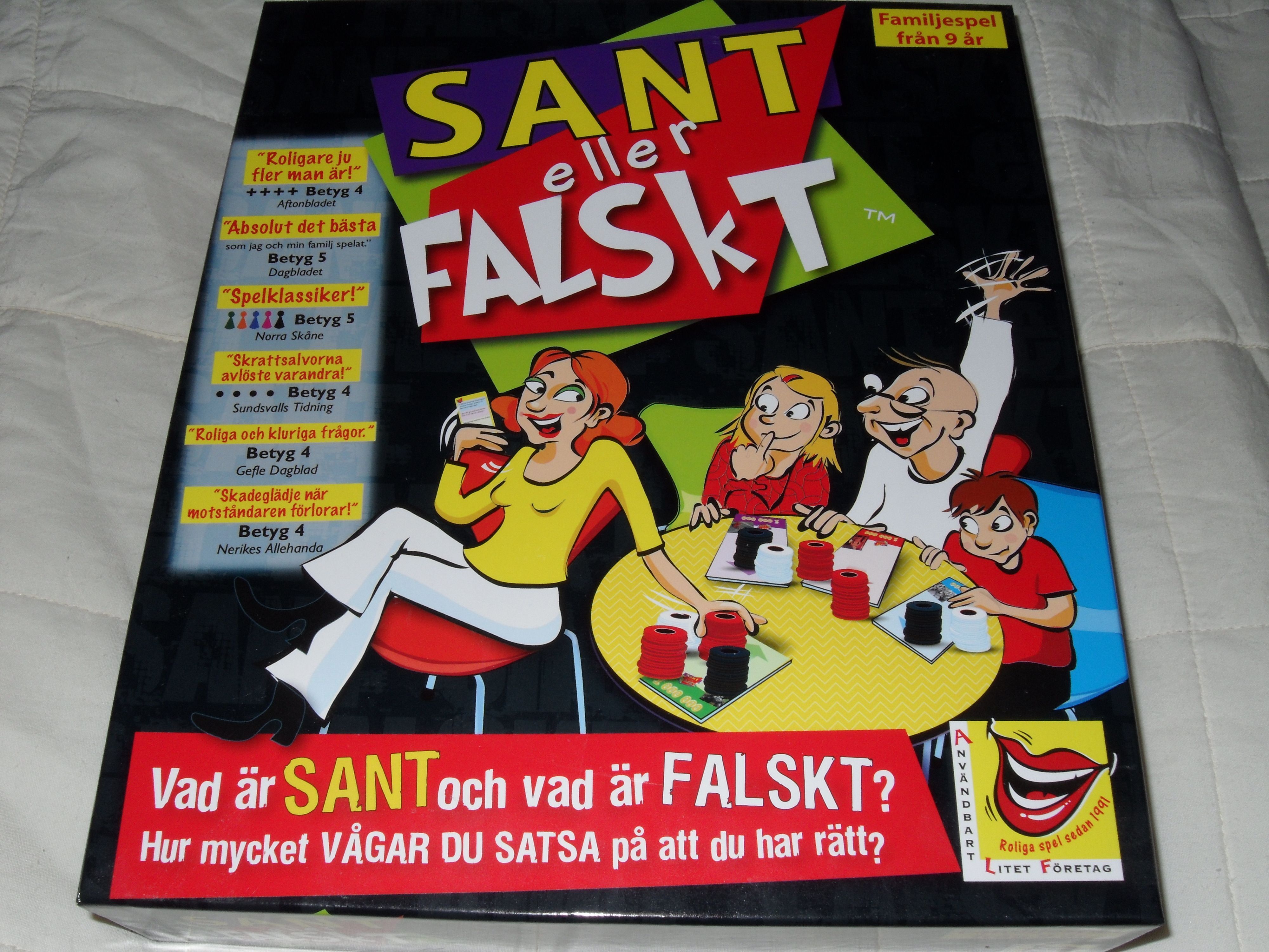 Sant eller falskt