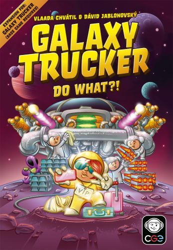 Galaxy Trucker: Do What?!, Czech Games Edition, 2025 — 표지(출판사 제공 이미지)