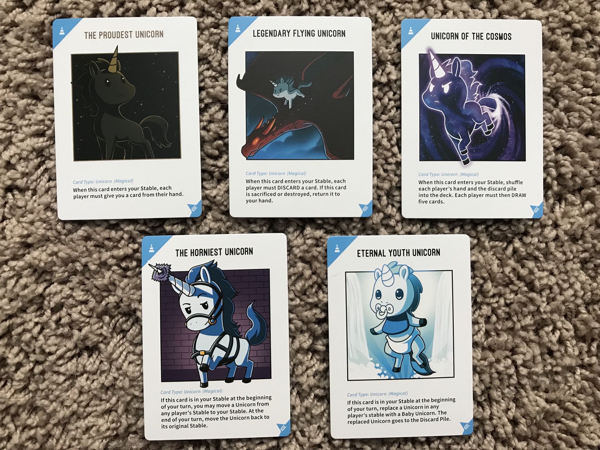Unstable Unicorns: Kickstarter Exclusive Cards