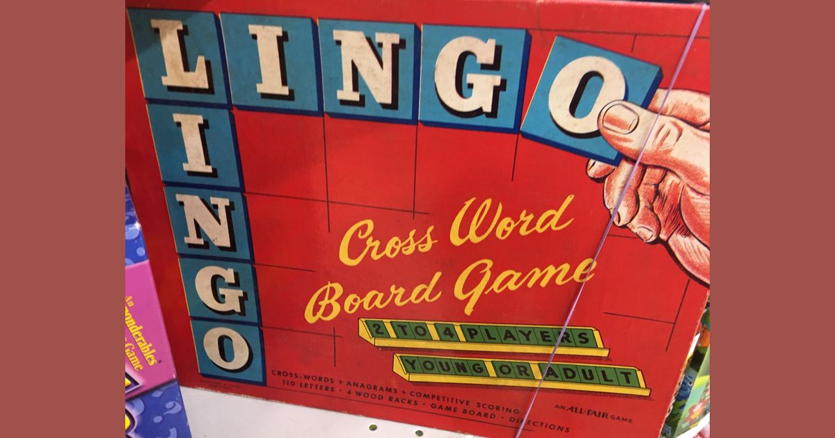 Lingo Cross Word Board Game Board Game BoardGameGeek