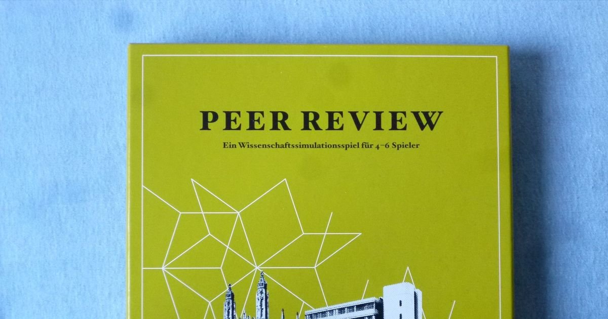 Peer Review | Board Game | BoardGameGeek