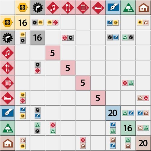 Tile list | Between Two Cities