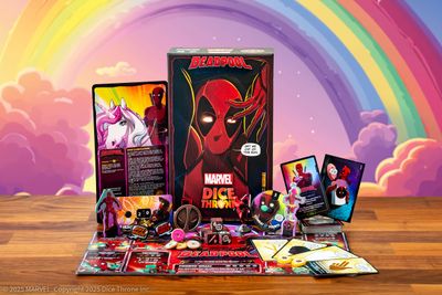 Marvel Dice Throne: Deadpool gameplay set up
