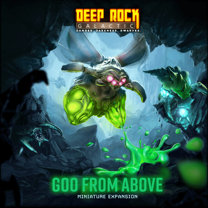 Deep Rock Galactic: The Board Game –  Goo From Above Miniature Expansion background