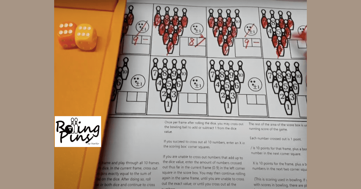 Print and Play Rolling Pins Juegos Roll & Write BoardGameGeek