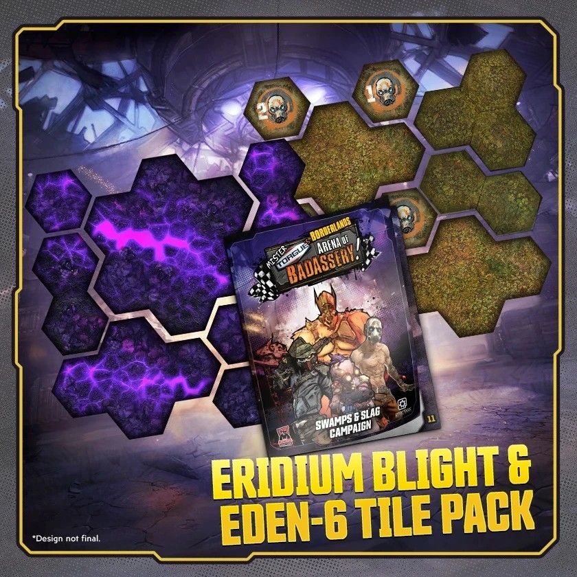 Borderlands: Mister Torgue's Arena of Badassery – Eridium Blight & Eden-6 Tile Pack