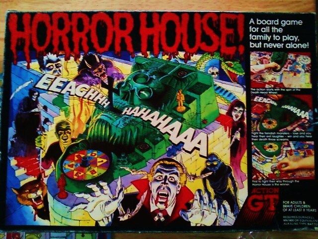 Horror House board game - Game Box (UK edition released by Action GT).