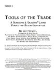 RPG Item: TYMA1-3: Tools of the Trade