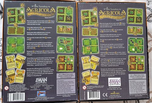 Differences between Agricola Z-man editions? | BoardGameGeek