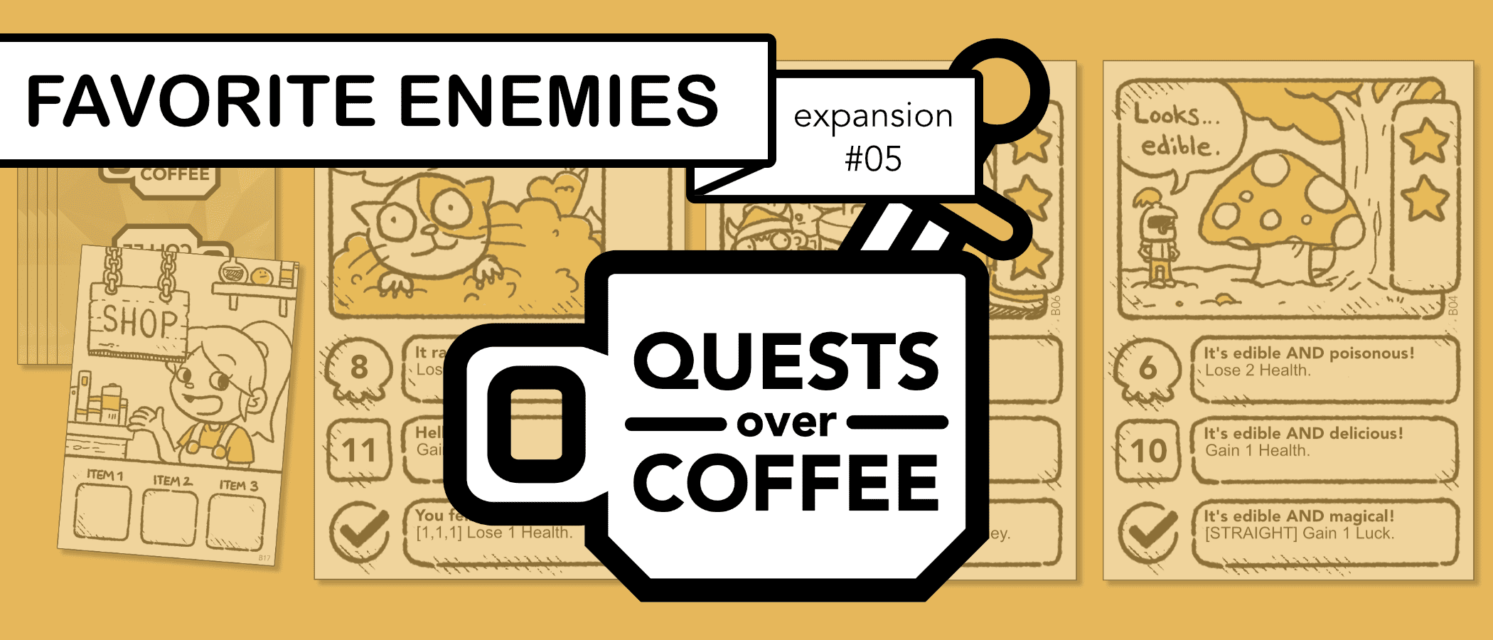 Quests Over Coffee: Expansion #05 – Favorite Enemies