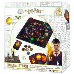 Original art of Diagon Alley board game. This game was released in the  second wave, 2000/2001. I created all art for this series of Harry Potter  games with acrylic paint and prismacolor