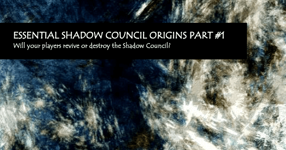Essential Shadow Council Origins #1 | RPG Item | BoardGameGeek