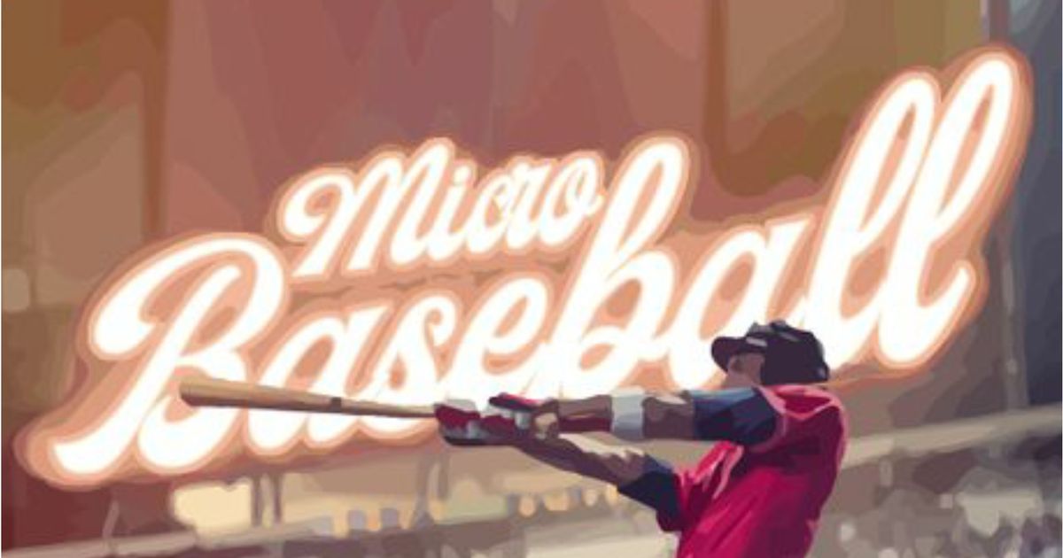 Micro Baseball | Board Game | BoardGameGeek
